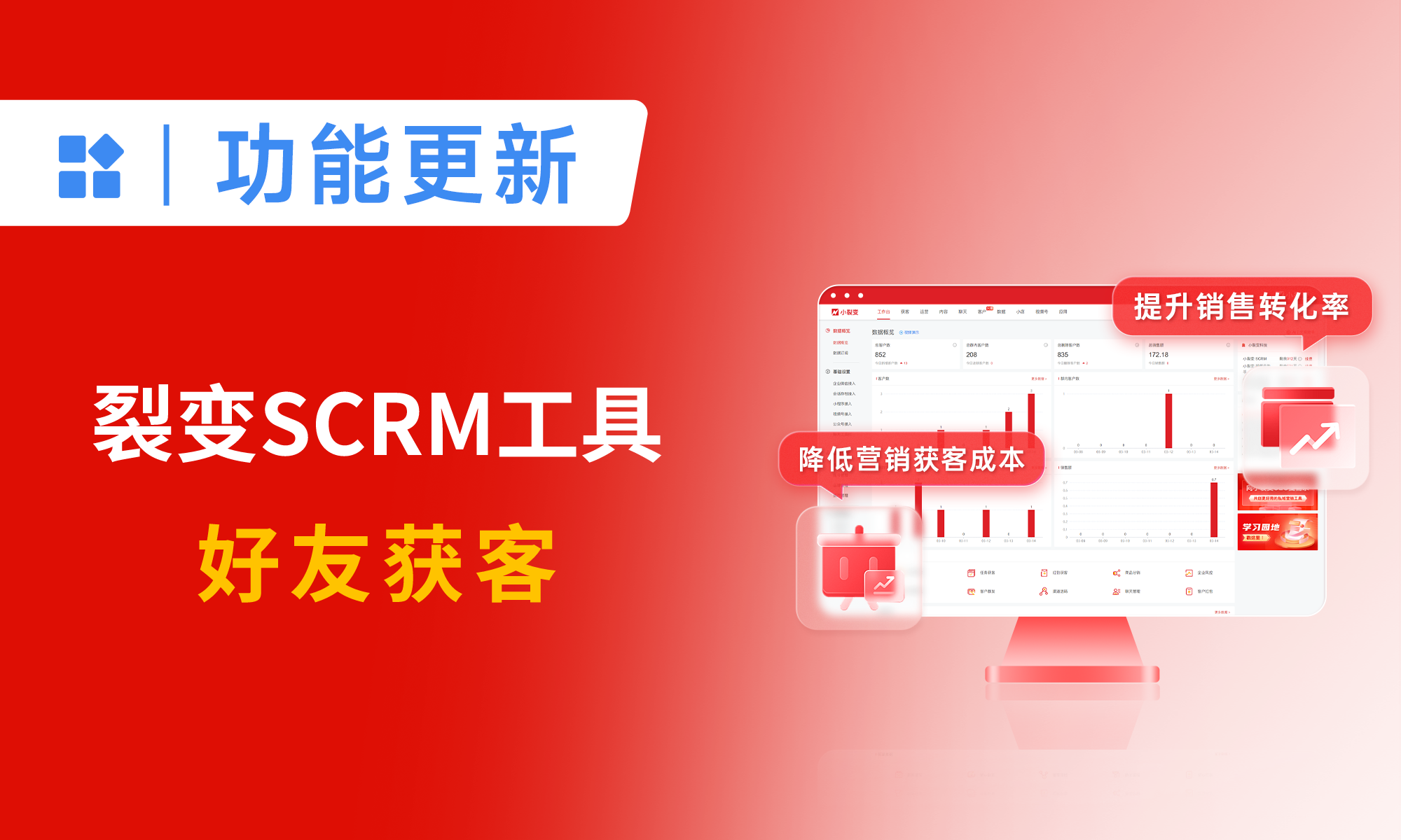 裂變SCRM工具：好友獲客，全面提升企業(yè)獲客效率