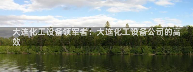 门徒娱乐提现：大连化工设备领军者：大连化工设备公司